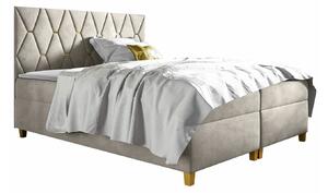 Pat boxspring NemusBoxspring, Dublu, Crem, 140x200, Tapiterie, Somiera patSomiera pat, 14x21x11cm