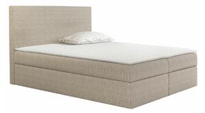 Pat boxspring ButyrumBoxspring, Dublu, Crem, 160x200, Tapiterie, Somiera patSomiera pat, 16x21x12cm