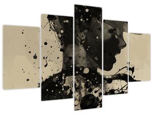 Tablou - Femeie de jazz (150x105 cm)