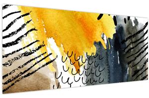 Tablou - Acuarelă abstractă (120x50 cm)