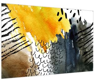 Tablou - Acuarelă abstractă (90x60 cm)