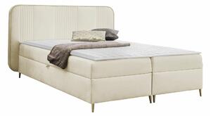 Pat boxspring SonusBoxspring, Dublu, Crem, 160x200, Tapiterie, Somiera patSomiera pat, 19x21x14cm