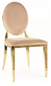 Scaun King bej/auriu