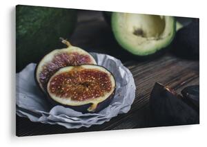 Tablou cu fistic și avocado (90x60 cm)