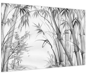 Tablou - Pădure de bambus (90x60 cm)