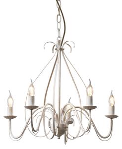 Candelabru clasic crem cu 5 lumini - Giuseppe