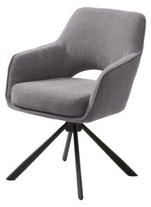 Scaun de dining pivotant Cowley, gri
