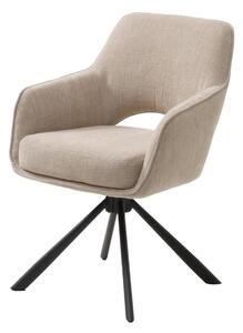 Scaun de dining pivotant Cowley, bej