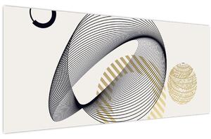 Tablou - Forme geometrice N⁰3 (120x50 cm)