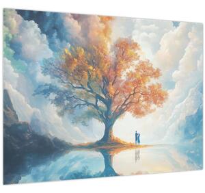 Tablou – Arborele vieții și al iubirii (70x50 cm)