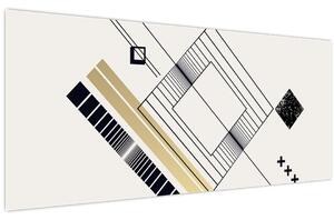Tablou - Forme geometrice N⁰6 (120x50 cm)