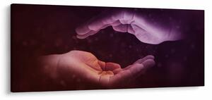 Tablou cu mâini (120x50 cm)
