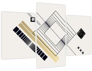 Tablou - Forme geometrice N⁰6 (90x60 cm)