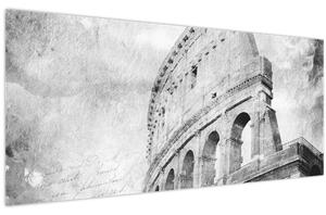 Tablou - Carte poștală de epocă a orașului N⁰1 (120x50 cm)