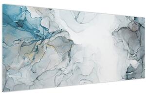 Tablou - Marmură albastră (120x50 cm)