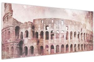 Tablou - Carte poștală de epocă a orașului N⁰2 (120x50 cm)