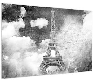 Tablou - Carte poștală de epocă a orașului N⁰3 (90x60 cm)