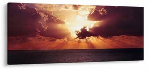 Tablou cu soarele după nori (120x50 cm)