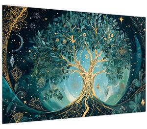 Tablou – Arborele vieții în univers (90x60 cm)