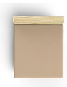 Cearceaf bej din bumbac cu elastic 140x200 cm – Mijolnir