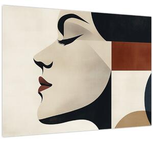 Tablou - Femeie din profil (70x50 cm)