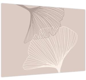 Tablou - Frunze bej N⁰2 (70x50 cm)