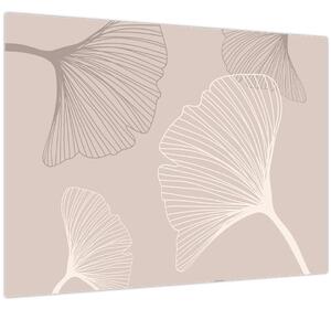 Tablou - Frunze bej N⁰6 (70x50 cm)