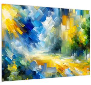 Tablou - Zi însorită abstractă (70x50 cm)