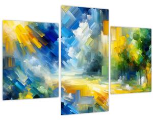 Tablou - Zi însorită abstractă (90x60 cm)