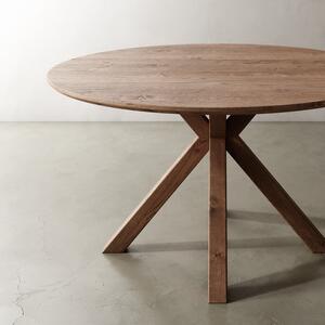 Masa rotunda din lemn • model ERDA