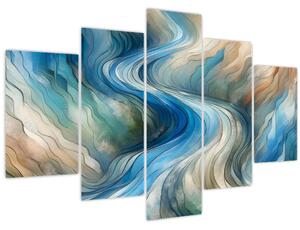 Tablou - Curent abstract (150x105 cm)