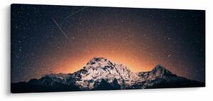 Tablou cu cerul nocturn cu munți (120x50 cm)