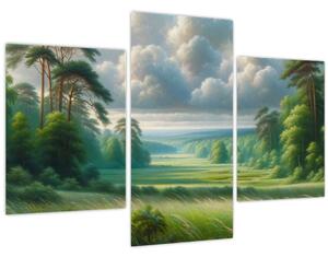 Tablou - Peisaj verde (90x60 cm)
