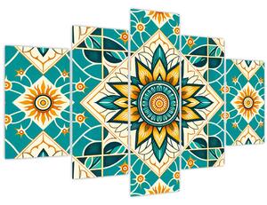 Tablou - Model turcoaz (150x105 cm)