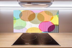 Sticlă bucătărie cercuri colorate
