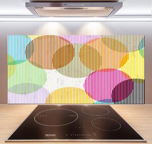 Sticlă bucătărie cercuri colorate