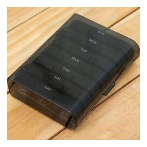Organizator saptamanal pentru medicamente, administrare 3 ori pe zi, 7 casete triple