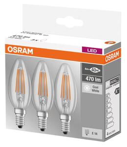 SET 3x Bec LED BASE B40 E14/4W/230V 4000K – Osram