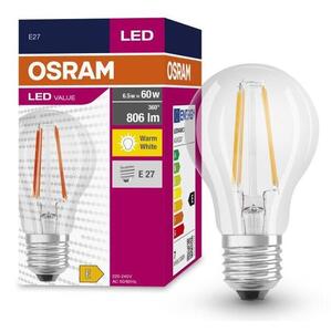 Bec LED Osram FILAMENT A60 E27/6,5W/230V 2700K
