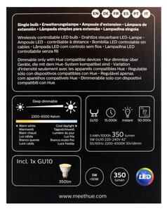 LED Bec dimmabil Philips Hue WHITE AMBIANCE 1xGU10/4,3W/230V 2200-6500K
