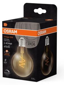 Bec LED reglabil VINTAGE FILAMENT E27/4,9W/230V 2200K CRI 90 - Osram
