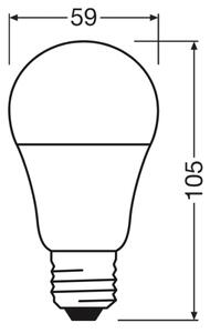 Bec LED CLASSIC A60 E27/8W/230V 2700K - Ledvance