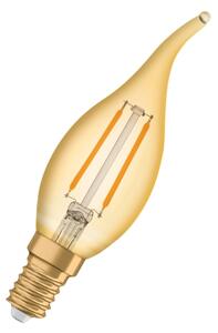 Bec LED vintage cu filament E14/1,5W/230V 2400K - Osram
