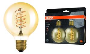 Set 2x becuri LED cu filament vintage, dimabile, E27, 4,8W, 230V, 2200K - Osram