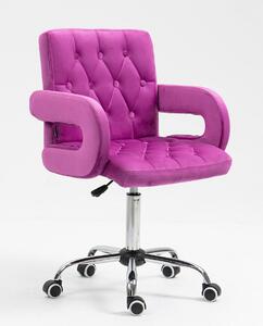 HR8404K Scaun Catifea Fucsia