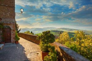 Fotografie Landscape in Tuscany, view from the, Peter Zelei Images