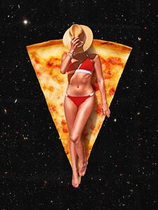 Ilustrație Pizza Sun Tan, Vertigo Artography