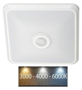 Plafonieră LED cu senzor LED/12W/230V 3000/4000/6000K alb