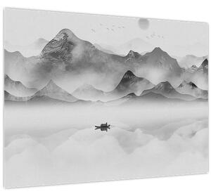 Tablou - Lac japonez (70x50 cm)