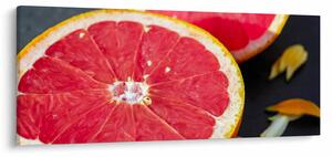 Tablou cu grapefruit tăiat (120x50 cm)